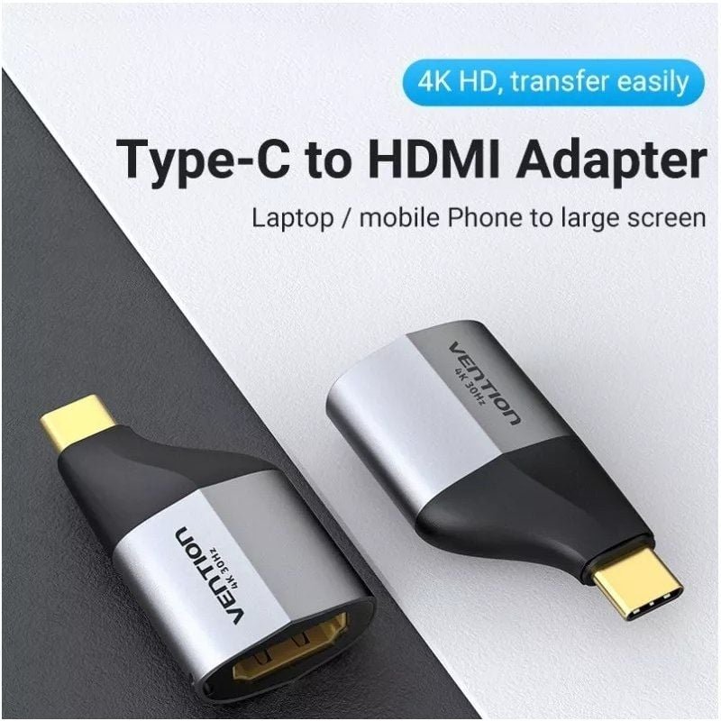 Adaptador USB Tipo-C Vention TCDH0/ USB Tipo-C Macho - HDMI Hembra - изображение 2