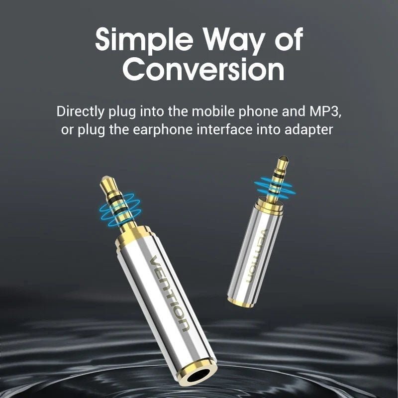 Adaptador Jack Vention VAB-S02/ Jack 2.5 Macho - Jack 3.5 Hembra/ Plata - изображение 3