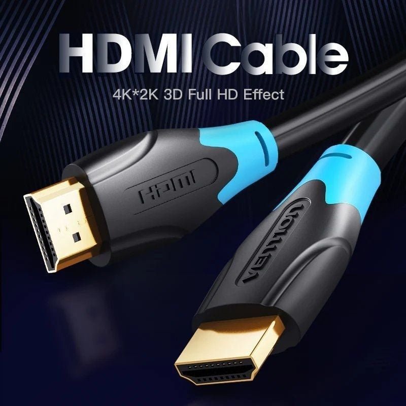 Cable HDMI 2.0 4K Vention AACBK/ HDMI Macho - HDMI Macho/ 8m/ Negro - изображение 4