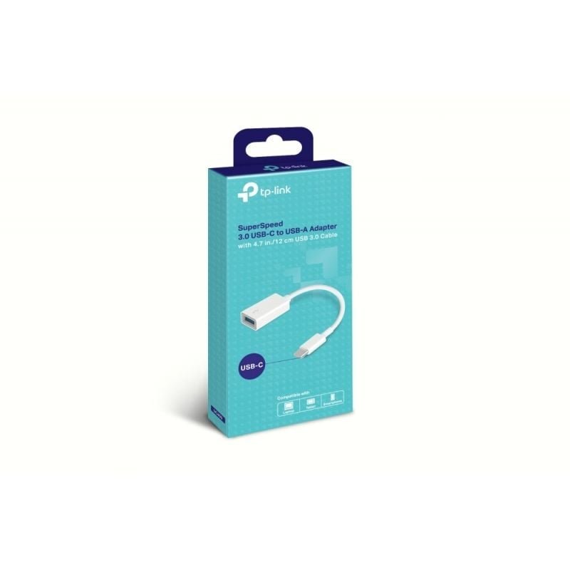 Cable USB 2.0 TP-Link UC400/ USB Tipo-C Macho - USB Hembra/ 10cm/ Blanco - изображение 2
