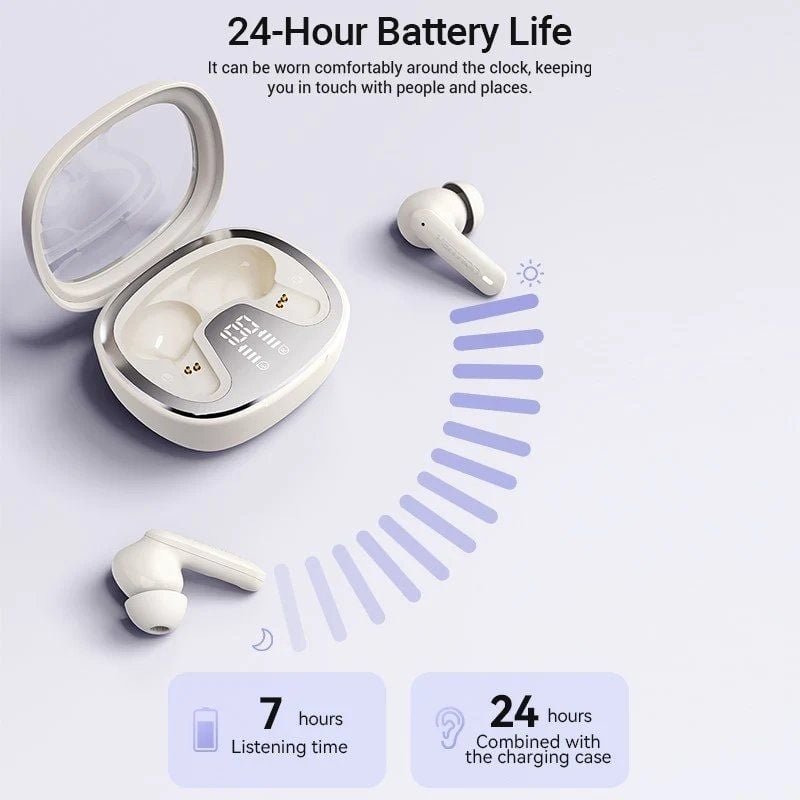 Auriculares Bluetooth Vention AIR A01 NBMB0 con estuche de carga/ Autonomía 7h/ Negros - изображение 3