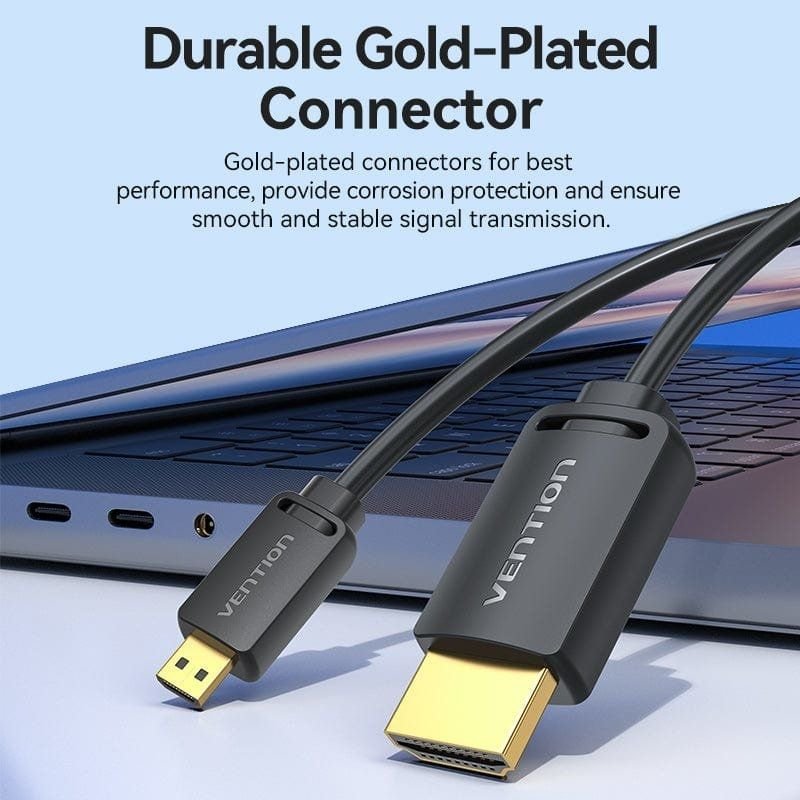 Cable HDMI 4K Vention AGHBF/ HDMI Macho - Mini HDMI Macho/ 1m/ Negro - изображение 4