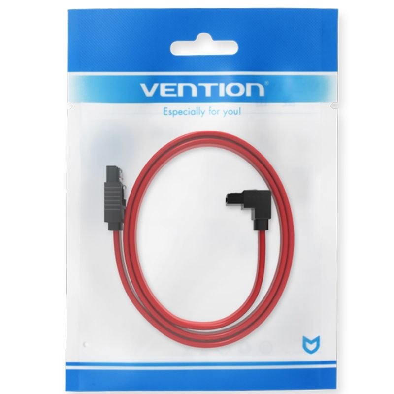 Cable SATA Vention KDDRD/ SATA Hembra - SATA Hembra/ 50cm/ Rojo - изображение 4
