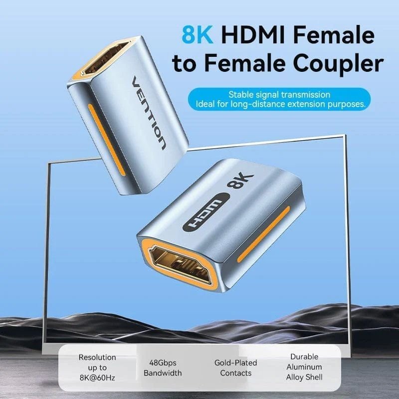 Adaptador HDMI 8K Vention AIUH0/ HDMI Hembra - HDMI Hembra - изображение 2