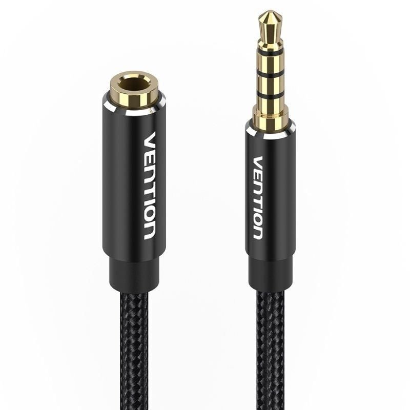 Cable Estéreo Vention BHCBD/ Jack 3.5 Macho - Jack 3.5 Hembra/ 50cm/ Negro - изображение 2