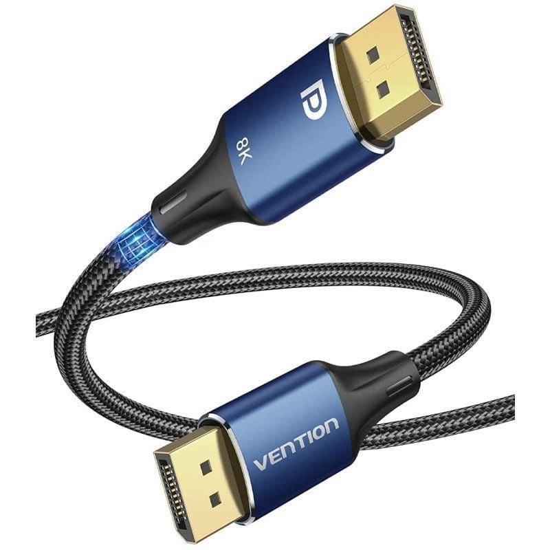 Cable Vention HCELF/ DisplayPort Macho - DisplayPort 8K Macho/ 3m/ Azul - изображение 2