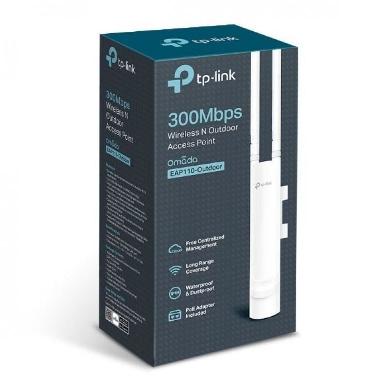 Punto de Acceso Inalámbrico TP-Link Omada EAP110 PoE 300Mbps/ 2.4GHz/ Antenas de 5dBi/ WiFi 802.11n/b/g - изображение 4