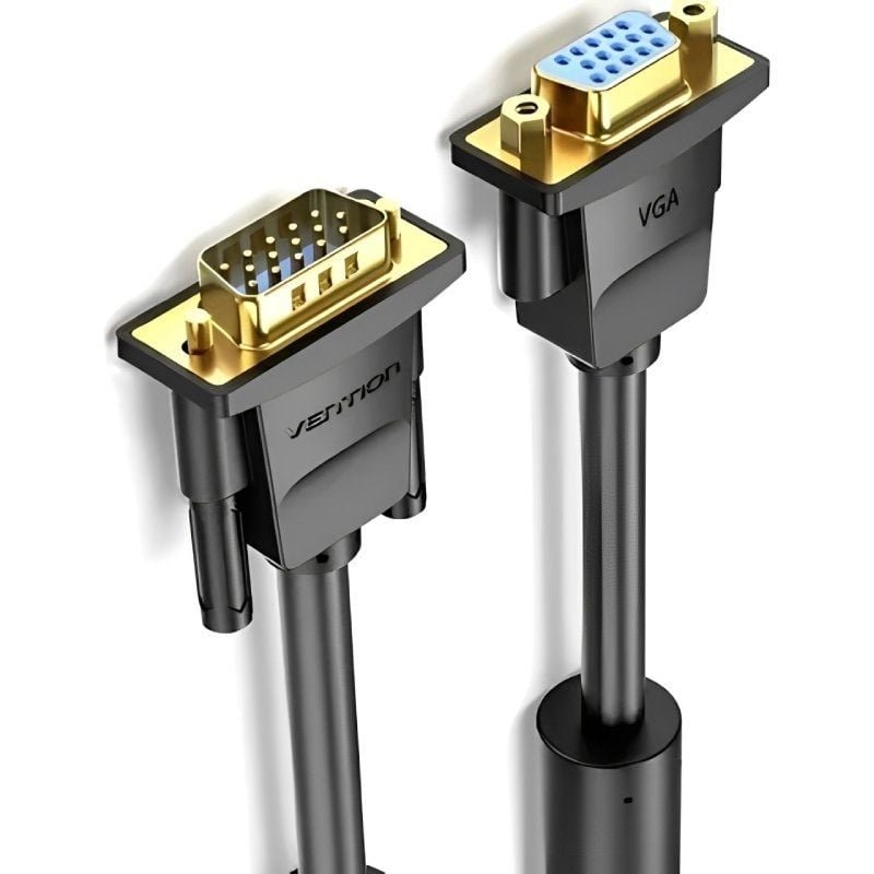 Cable Alargador SVGA Vention DAGBF/ VGA Macho - VGA Hembra/ 1m/ Negro - изображение 2