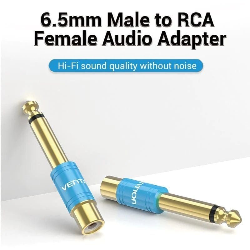 Adaptador Jack Vention VDD-C03/ RCA Hembra - Jack 6.5 Macho/ Azul - изображение 2