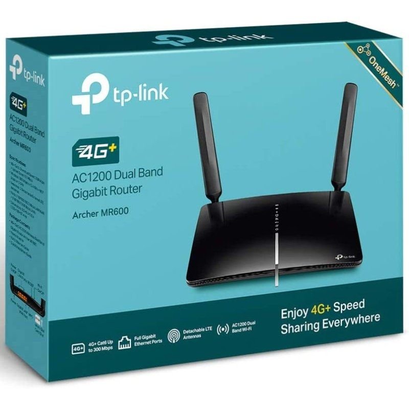 Router Inalámbrico 4G TP-Link Archer MR600 1200Mbps 2.4GHz 5GHz/ 2 Antenas/ WiFi 802.11a/n/ac - b/g/n - изображение 4