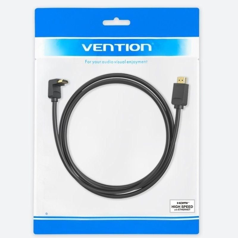 Cable HDMI 2.0 4K Acodado Vention AAQBI/ HDMI Macho - HDMI Macho/ 3m/ Negro - изображение 5
