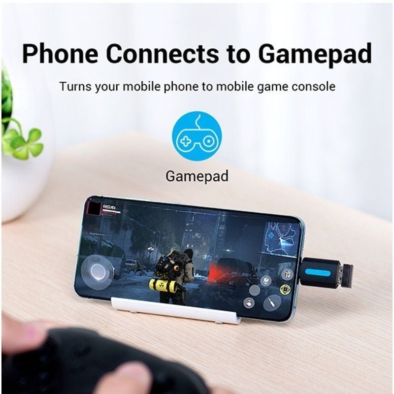 Adaptador USB 2.0 Vention CDTB0/ USB Tipo-C Macho - USB Hembra - изображение 2