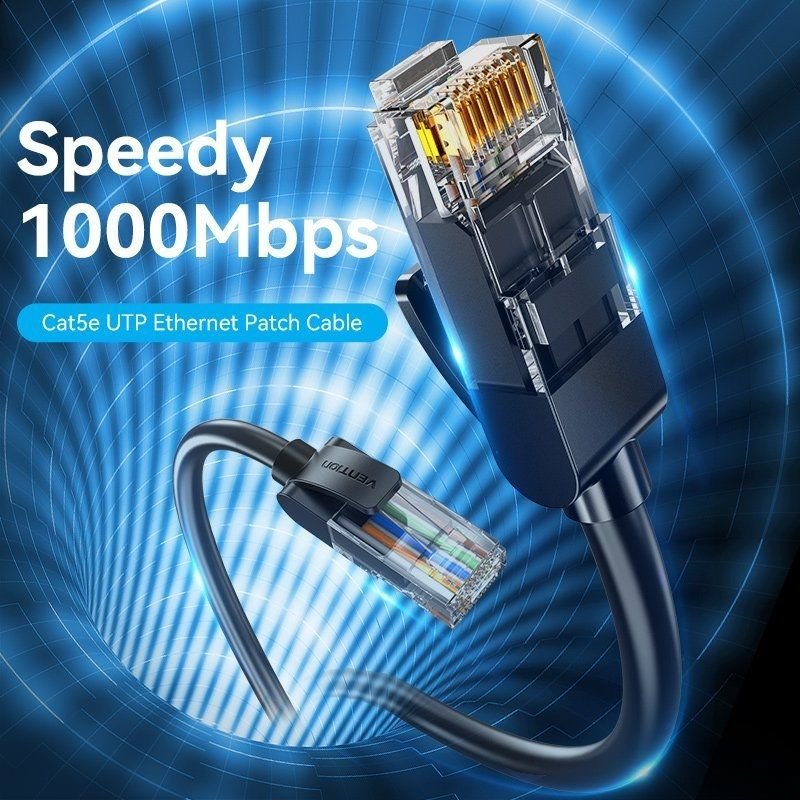 Cable de Red RJ45 UTP Vention IABBI Cat.5e/ 3m/ Negro - изображение 2