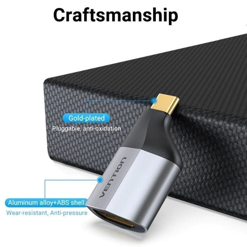 Adaptador USB Tipo-C Vention TCAH0/ USB Tipo-C Macho - HDMI Hembra - изображение 4