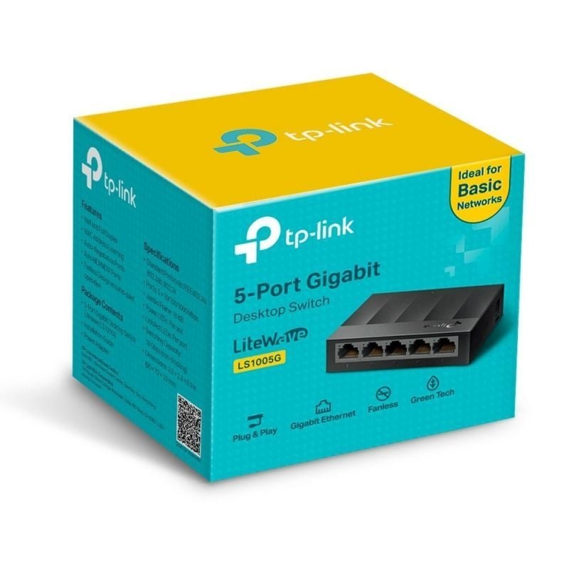 Switch TP-Link LS1005G 5 Puertos/ RJ-45 10/100/1000 - изображение 5