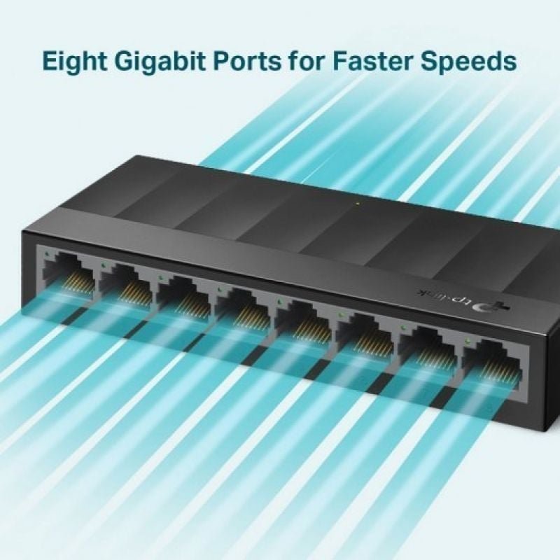 Switch TP-Link LS1008G 8 Puertos/ RJ-45 10/100/1000 - изображение 3