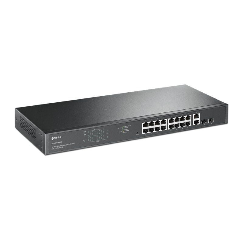 Switch TP-Link Easy Smart TL-SG1218MPE 20 Puertos/ RJ-45 10/100/1000 PoE+/SFP - изображение 2