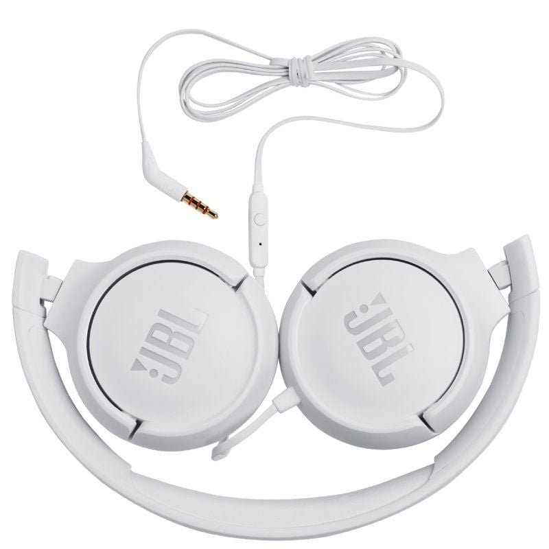 Auriculares JBL Tune 500/ con Micrófono/ Jack 3.5/ Blancos - изображение 3