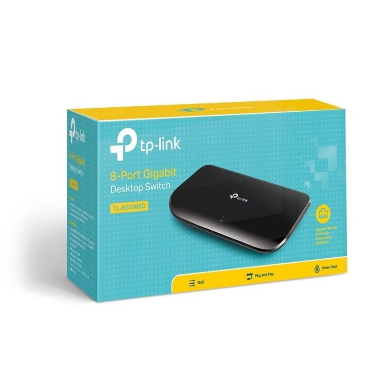 Switch TP-Link 8P GIGA 8 Puertos/ RJ-45 10/100/1000 - изображение 5
