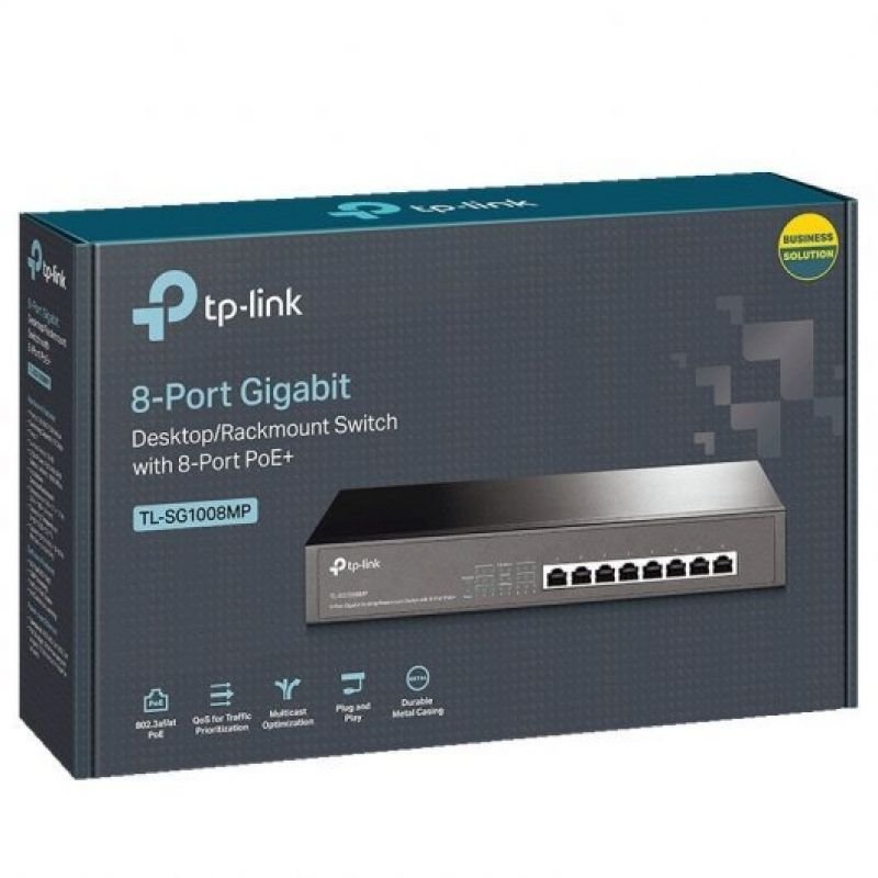 Switch TP-Link TL-SG1008MP 8 Puertos/ RJ-45 10/100/1000 PoE - изображение 4