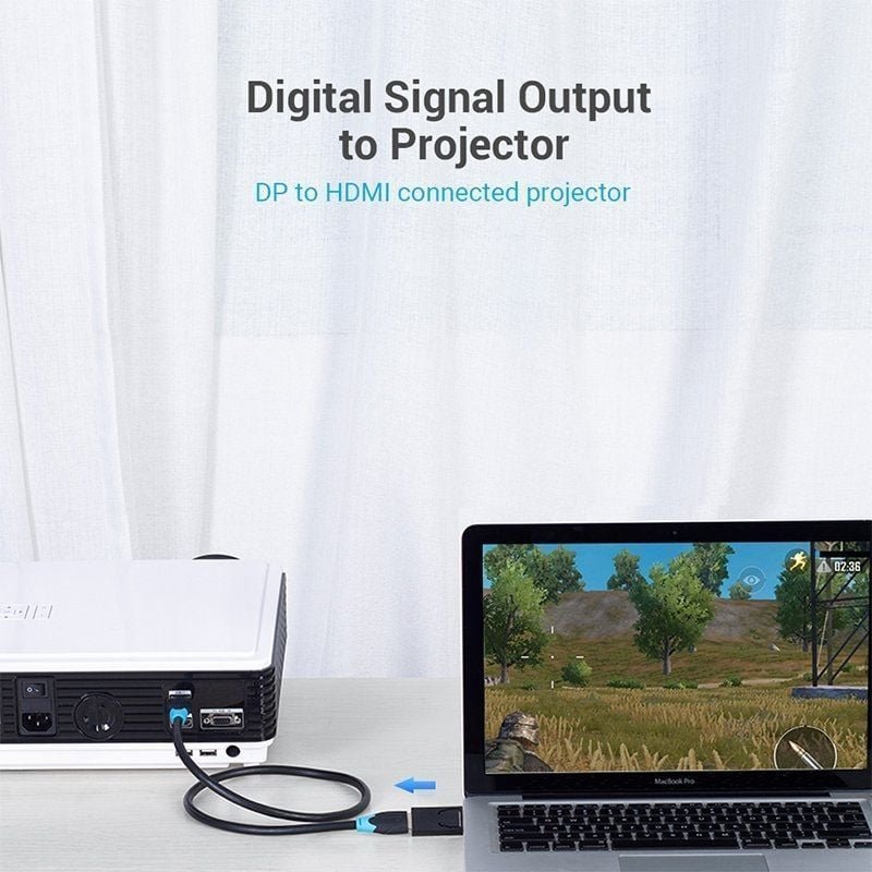 Adaptador Vention HBKB0/ DisplayPort Macho - HDMI Hembra - изображение 5