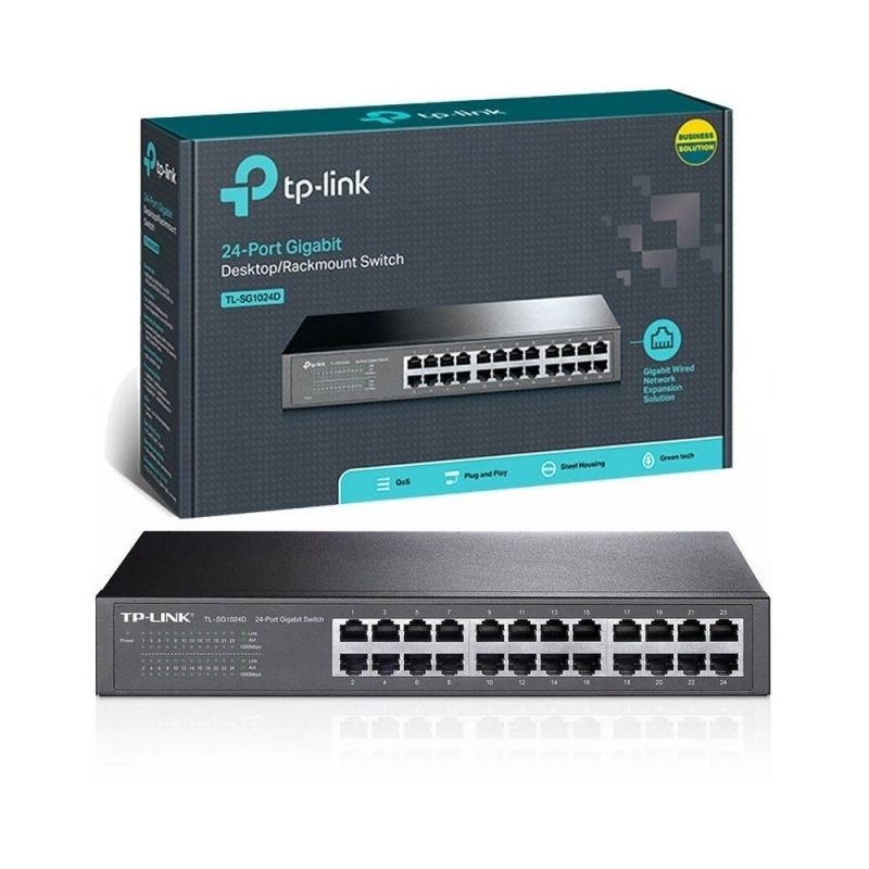 Switch TP-Link 24P GIGA 24 Puertos/ RJ-45 10/100/1000 - изображение 3