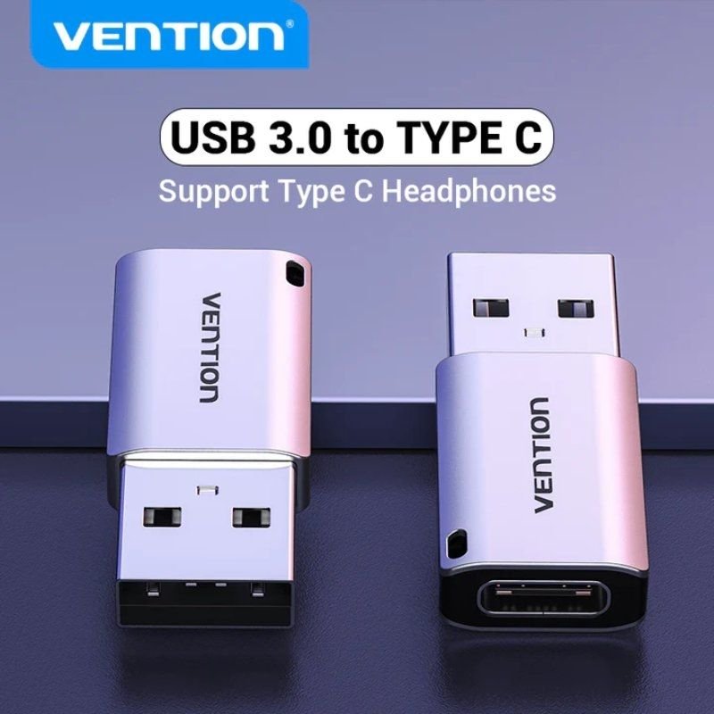 Adaptador USB 3.0 Vention CDPH0/ USB Macho - USB Tipo-C Hembra - изображение 2