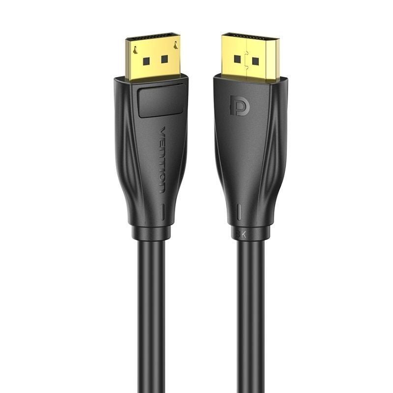 Cable Displayport 1.4 8K Vention HCDBI/ Displayport Macho - Displayport Macho/ 3m/ Negro - изображение 3