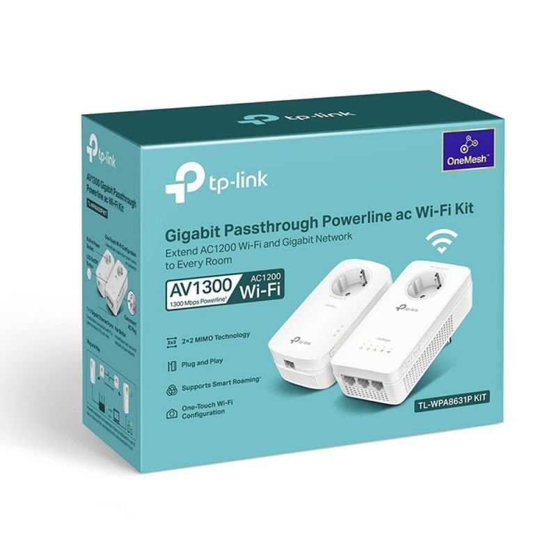 Adaptador Powerline TP-Link AV1300 1300Mbps/ Alcance 300m/ Pack de 2 - изображение 5