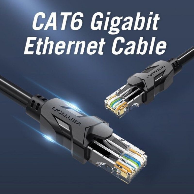 Cable de Red RJ45 UTP Vention IBEBV Cat.6/ 40m/ Negro - изображение 2