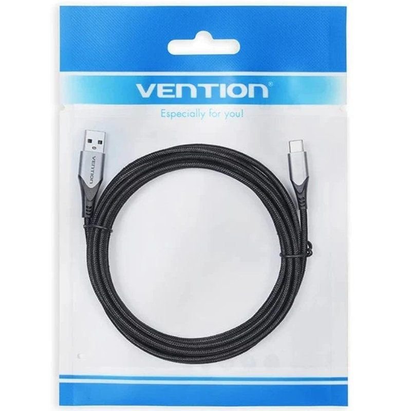 Cable USB 2.0 Tipo-C Vention COKBH/ USB Macho - USB Tipo-C Macho/ Hasta 60W/ 480Mbps/ 2m/ Gris - изображение 3