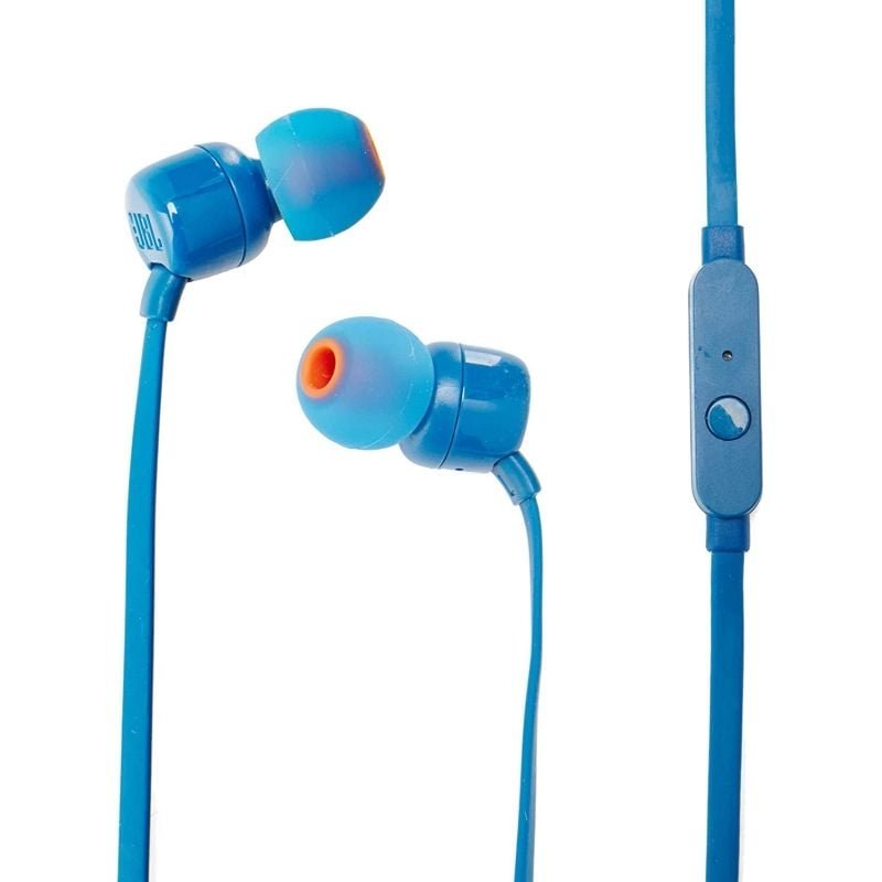 Auriculares Intrauditivos JBL Tune 110/ con Micrófono/ Jack 3.5/ Azules - изображение 2