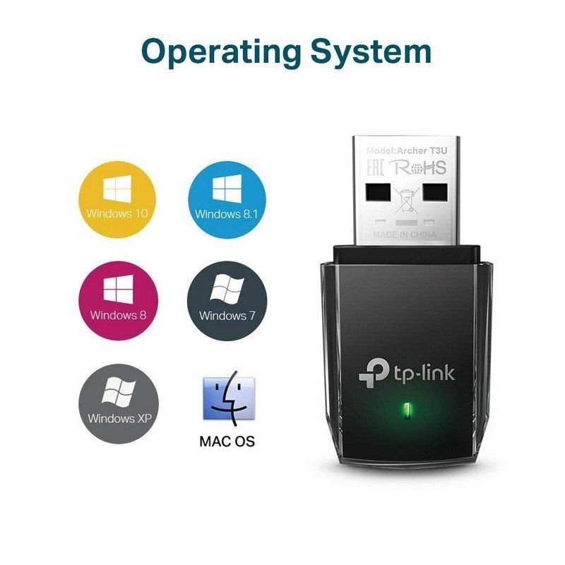 Mini Adaptador USB - WiFi TP-Link Archer T3U AC1300/ 1300Mbps - изображение 3