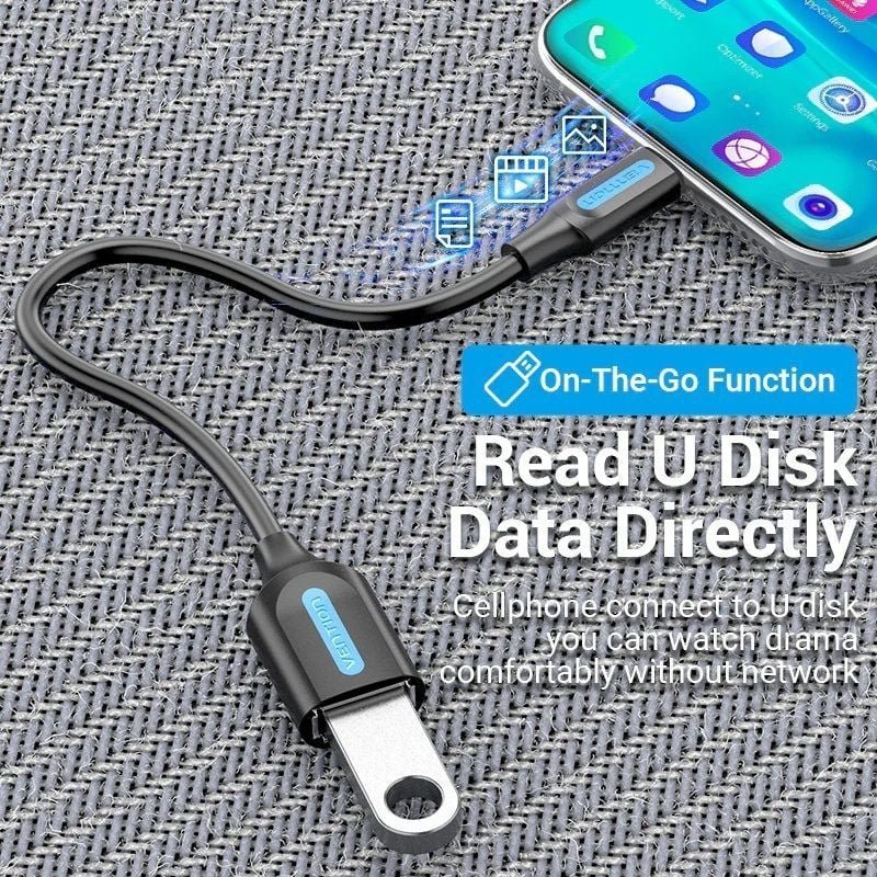 Adaptador USB 3.1 Tipo-C Vention CCVBB/ USB Tipo-C Macho - USB Hembra - изображение 3