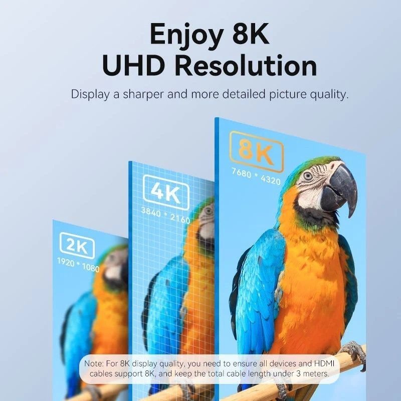Adaptador HDMI 8K Vention AIVH0/ HDMI Macho - HDMI Hembra - изображение 4