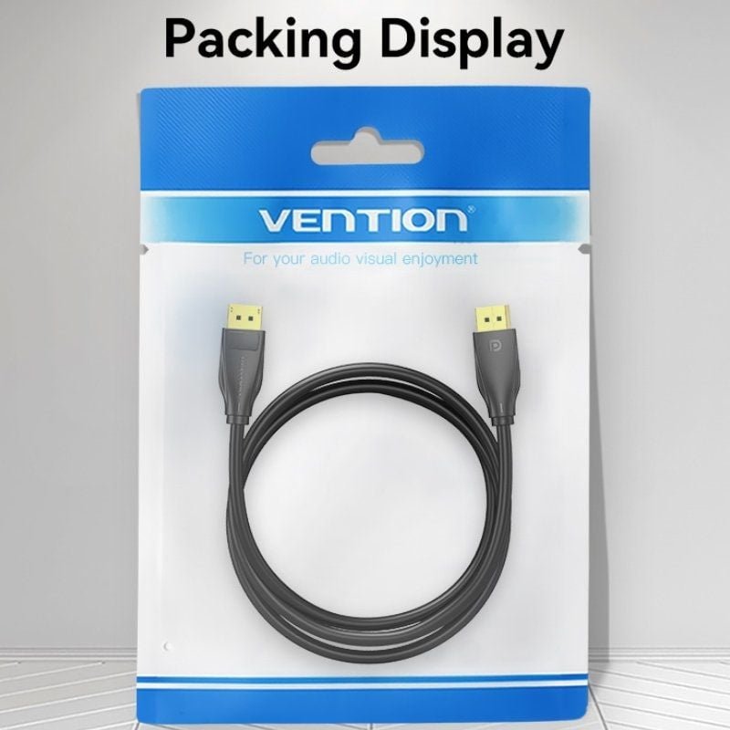 Cable Displayport 1.4 8K Vention HCDBI/ Displayport Macho - Displayport Macho/ 3m/ Negro - изображение 5