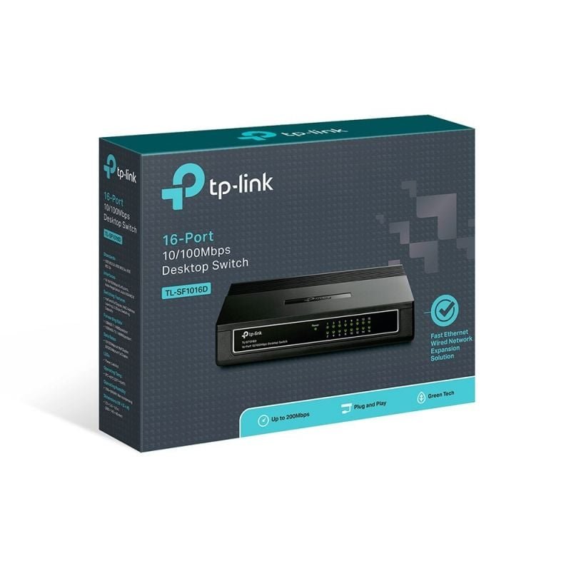 Switch TP-Link 16P 16 Puertos/ RJ-45 10/100 - изображение 4