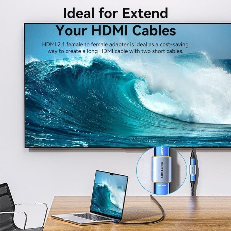 Adaptador HDMI 8K Vention AIUH0/ HDMI Hembra - HDMI Hembra - изображение 3