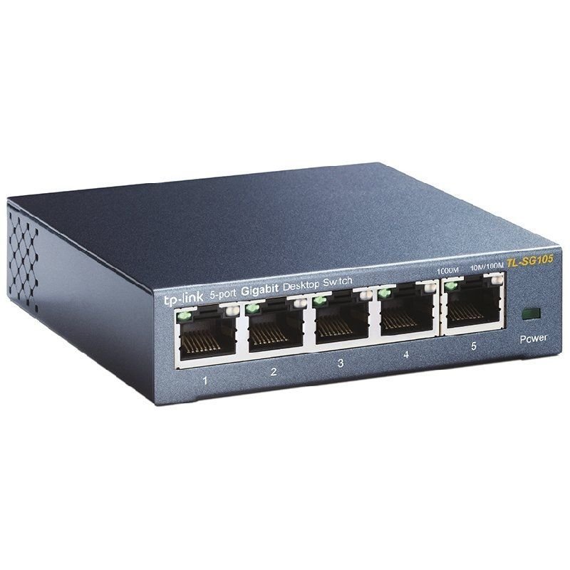 Switch TP-Link TL-SG105 5 Puertos/ RJ-45 10/100/1000 - изображение 2