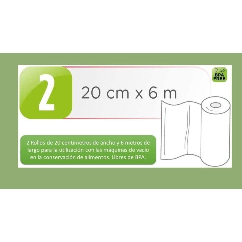 Bolsa para envasar al vacío Laica VT3508/ 20 x 600cm - изображение 2