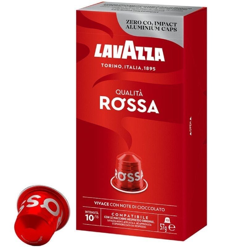 Cápsula Lavazza Qualitá Rossa para cafeteras Nespresso/ Caja de 10 - изображение 2