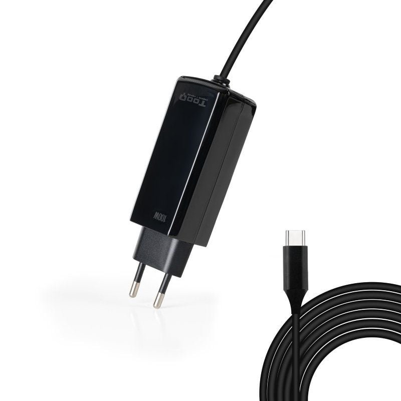 Cargador de Portátil GaN TooQ TQLC-USBCGAN100PD-C USB Tipo-C/ 100W/ Automático/ Voltaje 5-20V - изображение 2