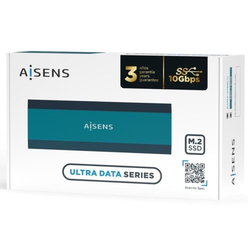 Caja Externa para Disco SSD M.2 SATA/NVMe Aisens ASM2-019BLU/ USB 3.1/ Sin tornillos - изображение 5