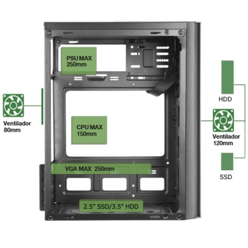 Caja Minitorre Tacens Anima AC6 - изображение 4