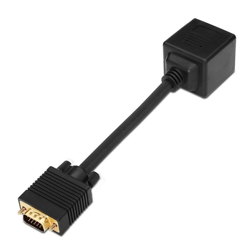 Duplicador SVGA Aisens A113-0080/ VGA Macho - 2x VGA Hembra - изображение 2