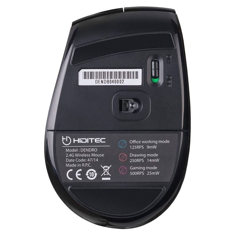 Ratón Gaming Inalámbrico Hiditec Dendro/ Hasta 2000 DPI - изображение 2