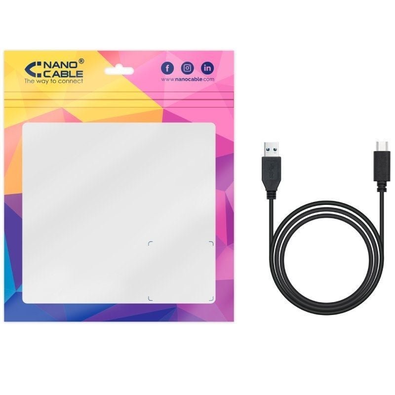 Cable USB 3.1 Tipo-C Nanocable 10.01.4002/ USB Tipo-C Macho - USB Macho/ 2m/ Negro - изображение 4