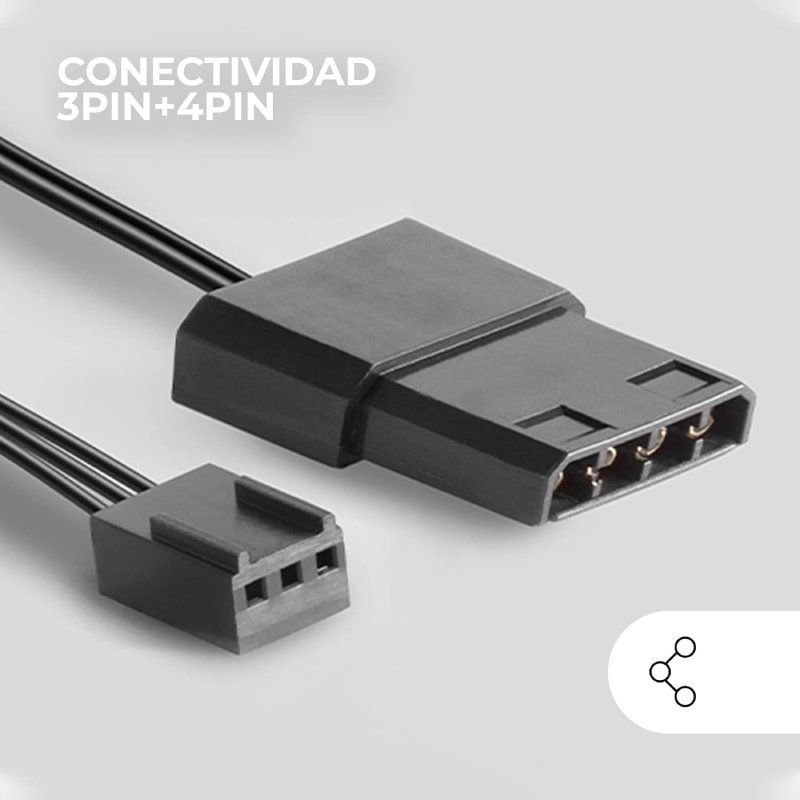 Pack 2 Ventiladores Mars Gaming MF-PROX2/ 12cm - изображение 4