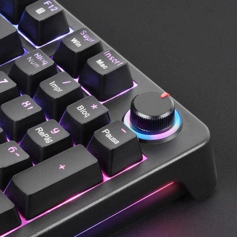 Teclado Gaming Mecánico Mars Gaming MKPROYES/ Switch Amarillo - изображение 3