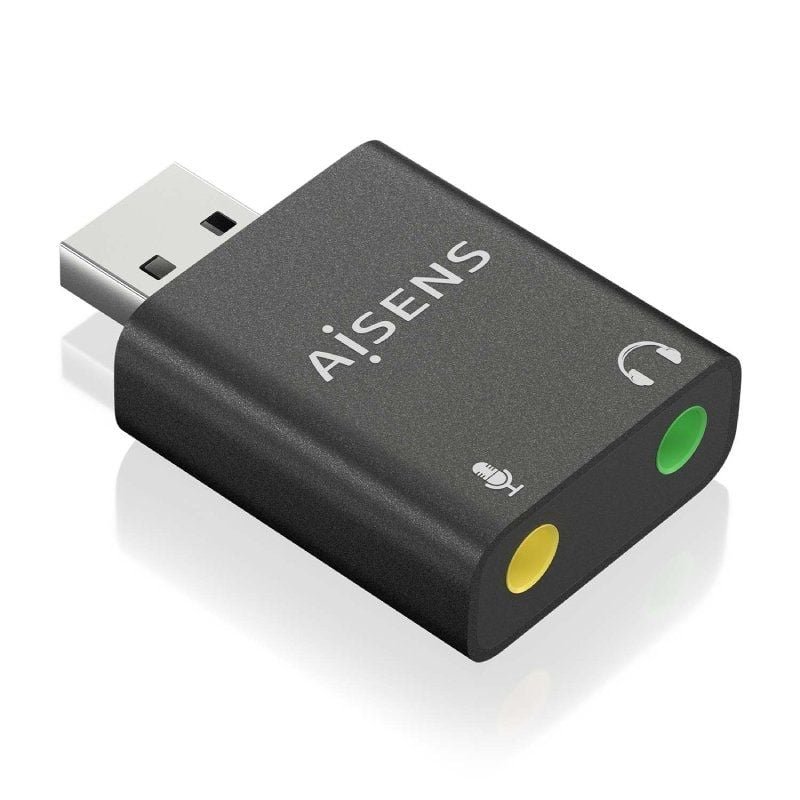 Tarjeta de Sonido Aisens A106-0768/ USB Macho - 2x Jack 3.5 Hembra - изображение 2